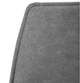 Krzesło do kuchni i salonu HOMLA  871707 LUGRO obrotowe 54 x 60 x 91 cm Szare (5904183871707) - obraz 4