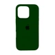 Чохол для смартфона Silicone Full Case AA Open Cam for Apple iPhone 16 Pro Max 31,Dark Green (FullOpenAAi16PM-31) - изображение 1