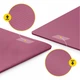 Коврик (мат) спортивный 4FIZJO NBR 180 x 60 x 1 см для йоги и фитнеса Burgundy (P-5905973406703) - изображение 7