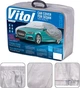 Тент автомобильный Vitol с подкладкой CC13401 XL серый, 482х196х145 см (CC13401-XL) - изображение 5