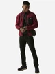 Толстовка на флисе, на молнии мужская Regatta Frankie F/Z Fleece RMA595-ZRS L Красная (5063516105039) - изображение 4