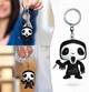 Крик брелок Ghost Face Призрачное лицо funko pop фигурка scream 4 см Черный - изображение 13