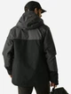 Куртка демисезонная с капюшоном мужская Regatta Highton Str PdJkt RMP435-61G S Черная с серым (5063516129523) - изображение 2