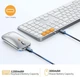 Bluetooth-клавиатура и мышь ProtoArc для Mac с подсветкой - изображение 3