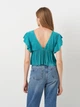 Топ женский Pull & Bear 5474398500 S Зеленый (KC1000000037614) - изображение 2
