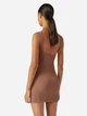 Платье короткое летнее женское Pull & Bear 9391379717a M-L Коричневое (KC1000000038447) - изображение 2