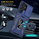 Чехол противоударный Epik Defender Cam Ring Case для Samsung Galaxy S25 Ultra Синий / Navy - изображение 4