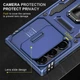 Чехол противоударный Epik Defender Cam Ring Case для Samsung Galaxy S25 Ultra Синий / Navy - изображение 5