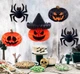 Паперовий декор на Хелловін Павук , Гофрована куля прикраса на Хелловін, Halloween - зображення 4