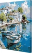 Картина по номерам Riviera Blanca Прибрежный город 40x50 см (RB-1219) - изображение 2