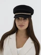 Кепи кашемировая с цепью D.Hats цвет чёрный - изображение 7