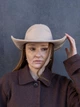 Шляпа ковбойка замшевая D.Hats цвет бежевый - изображение 5