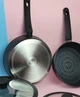Сковородка Edenberg EB-3491 с алмазным антипригарным покрытием и крышкой 24 см - изображение 2