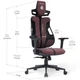 Геймерське крісло V8 Fabric Cyberlux GM-V8 FR, Red - зображення 5