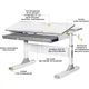 Детская парта Edmonton Multicolor Mealux BD-610 W/MC + G Lite - изображение 4