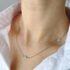 Серебряное колье 925 пробы ван клиф клевер брендовый Van Cleef в родии - изображение 4
