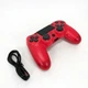 Бездротовий джойстик - геймпад для PS4 c повним функціоналом Double Shock 4 Wireless Controller 4 Червоний - изображение 6