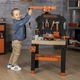 Игровой набор Smoby Toys Блэк + Деккер Профессиональная мастерская с подъемным краном и машинкой (7600360741) (3032163607410) - изображение 6