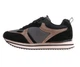Кросівки жіночі Restime JWB24031/BLACK+BEIGE 38 Чорний - зображення 3