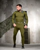 Термобілизна 511 Tactical Power Олива чоловіча швидковисихаюча термобілизна для спорту та активного відпочинку L - зображення 1