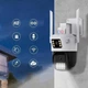 Уличная поворотная камера видеонаблюдения 6мп, IP камера наблюдения белая - изображение 2