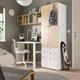 Гардероб ІКЕА SMÅSTAD / PLATSA 60х42х181 см береза з 3 ящиками (s99426264) - зображення 3