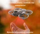 Дитячий квадрокоптер з FPV-камерою, обходом перешкод, підсвіткою та захистом пропелерів — міні-дрон для дітей і підлітків YouWe 2100145, сірий - зображення 1