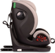 Fotelik samochodowy Caretero Securo I-Size Isofix od 40 cm do 150 cm Jasnoszary TERO-18554 (5903076320469) - obraz 7