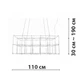 Подвесная люстра Friendlylight Universe Square M FL5214 - изображение 4