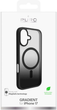Панель Puro Gradient MagSafe для iPhone 17 Black\Transparent (8018417525483) - зображення 2