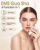 Массажер для лица KIMTAR EMS Gua Sha светодиодная терапия с вибрацией и теплом - изображение 3