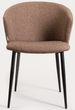 Krzesło do kuchni i salonu HOMLA 738067 LUJO 56.5 x 59 x 81 cm Brązowe (5906496738067) - obraz 2