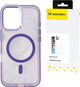 Etui Wozinsky Glitter Case MagSafe do Samsung Galaxy S25+ Purple (5907769369889) - obraz 2