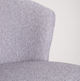 Krzesło do kuchni i salonu HOMLA 738081 LUJO 56.5 x 59 x 81 cm Szare (5906496738081) - obraz 5