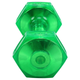 Гантель для фитнеса с TPU покрытием Zelart Jelly Urethane Coated Dumbbells TA-2946-10LB 1шт 4,5кг салатовый - изображение 3