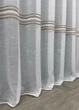 Тюль VR-Textil 1429т Кружево Лен Белый с коричневым 300х270 см (42-0256) - изображение 7