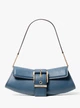 Набор сумка багет + кошелек женский Michael Kors 768348572 Синий (1159845174) - изображение 3