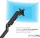 Настольное крепление для монитора OfficePro MA441B с пружиной 17-42" 2~12 кг Black - изображение 15