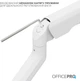 Настольное крепление для двух мониторов OfficePro MA452W с пружиной 17-35" 2~12 кг White - изображение 3