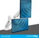 Настольное крепление для двух мониторов OfficePro MA452W с пружиной 17-35" 2~12 кг White - изображение 12