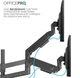 Настольное крепление для двух мониторов OfficePro MAH752B 24-57" 2~27 кг Black - изображение 7