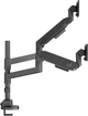 Настольное крепление для двух мониторов OfficePro MAH752B 24-57" 2~27 кг Black - изображение 13