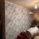 Самоклеющиеся текстурные обои для стен Серый Мрамор под камень 2800х450х1,5мм клейкие рулонные с рисунком - изображение 9