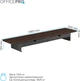 Столик для ноутбука/монітора Officepro MR164DW Dark Wood/Black - зображення 10