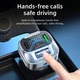 Модулятор Hoco E75 Bravery, PD30W, QC3.0, car BT FM transmitter, BT5.0, AUX, TF32GB, Синий - изображение 4
