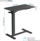 Приставной стол с регулировкой высоты и наклоном столешницы OfficePro ODM320B Black - изображение 20