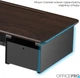 Столик для ноутбука/монитора Officepro MR177DW Dark Wood/Black - изображение 2