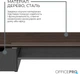Столик для ноутбука/монитора Officepro MR177DW Dark Wood/Black - изображение 3
