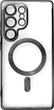 Etui Wozinsky Electroplated Case Magsafe do Samsung Galaxy S25 Black (5907769370847) - obraz 1