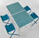 Розкладний стіл та чотири стільці для кемпінгу Quechua Camp Furniture 4+1 (8575786) - зображення 6